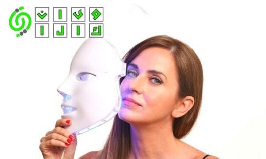 ماسک صورت LED و نور درمانیLED facial mask
