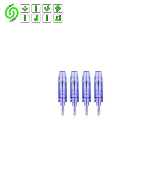 کارتریج درماپن تیتانیوم آبی در پوش دار میکرونیدلینگ ۱۲ و 36 نیدل نانو دور چشم