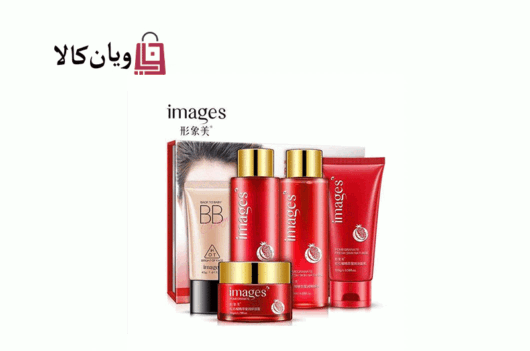 ست مراقبت پوستی و آبرسان عصاره انار Images پنج عددی