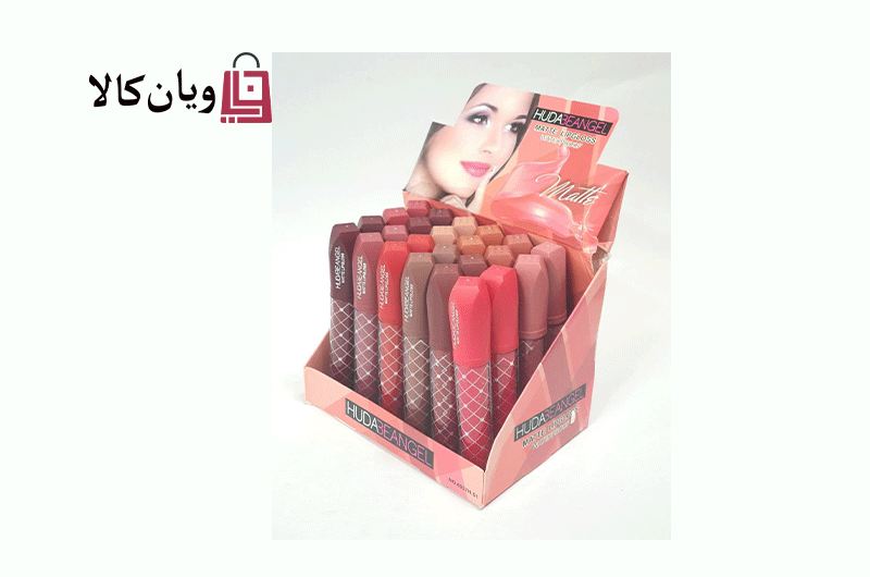 پک رژلب مایع حجم دهنده لب هدی بینگل hudabingel