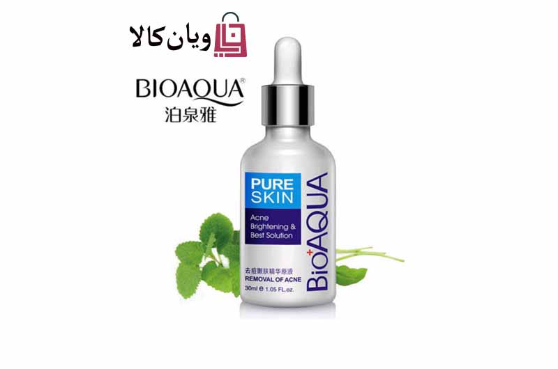 سرم درمانی، ترمیم کننده و ضدجوش صورت بیوآکوا مدل PURE SKIN