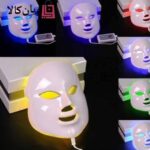 ماسک نقابی صورت LED نور درمانی در 7 رنگ بدون گردن