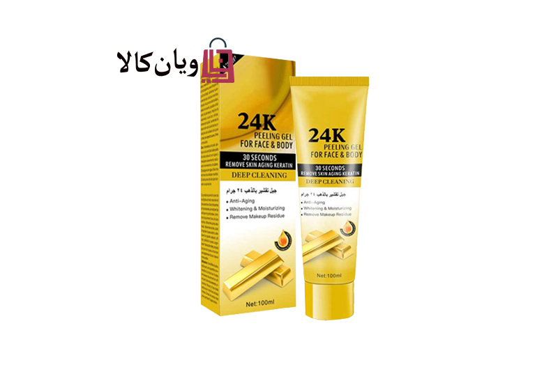 ژل اسکراب لایه بردار صورت و بدن آیچون بیوتی Aichun Beauty مدل طلا