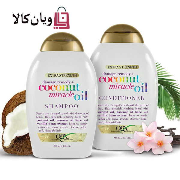 نرم کننده روغن نارگیل میراکل او جی ایکس OGX حجم 385 میل 1