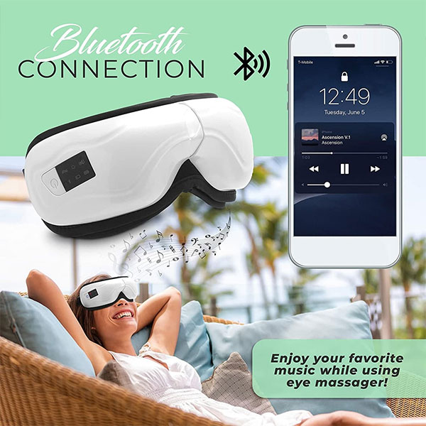 ماساژور چشم بلوتوث دار لرزشی چندکاره Eye Massager 3