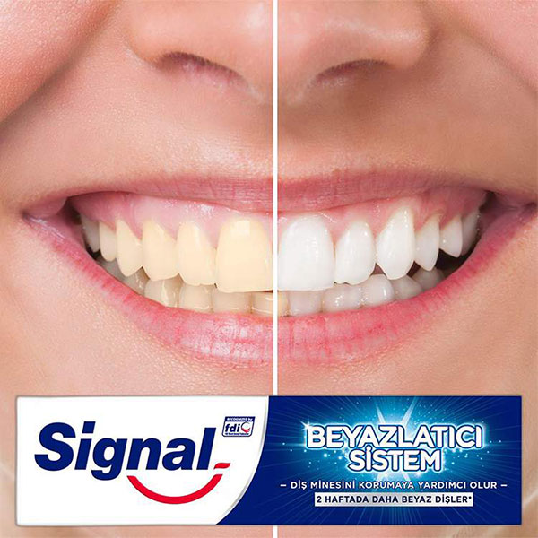 خمیر دندان سفید کننده سیگنال BEYAZLATICI SYSTEM حجم 75 میل 3