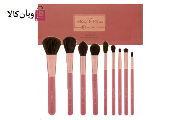 ست براش کیفی ۹ تایی بی اچ کازمتیکس مدل ری ری BH Cosmetics