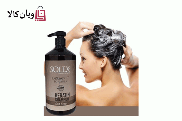 شامپو مو سولکس مدل Keratin حجم 1000 میلی‌لیتر - Image 3