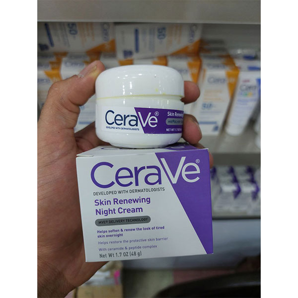 کرم شب سراوی CeraVe مدل Skin Renewing حجم ۴۸ گرم 4